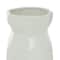 CosmoLiving by Cosmopolitan White Ceramic Modern Vase, 16&#x22; x 8&#x22; x 8&#x22;